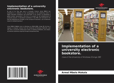 Armel Mbelo Makala | Implementation of a university electronic bookstore. | Buch