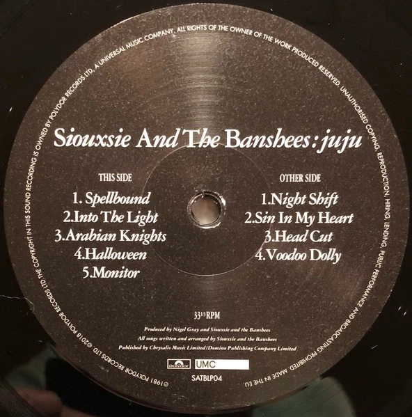 Siouxsie And The Banshees* - Juju-2018 (M/[M) - "Vinyl Record" - Image 3 of 4