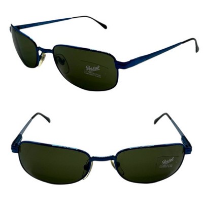 Persol 2023-S Sonnenbrille - Blau / Grün - Größe 57/19 - Made In Italy