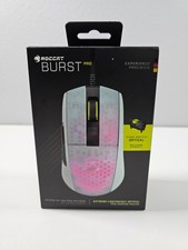 ROCCAT Burst Pro Lightweight Optical Gaming Mouse RGB - White