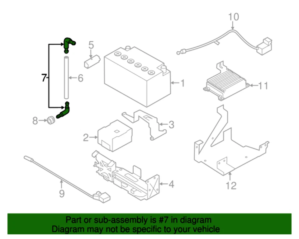 New Genuine BMW Connection Elbow (1997-2023) OE 61211377835 - Image 2 of 4
