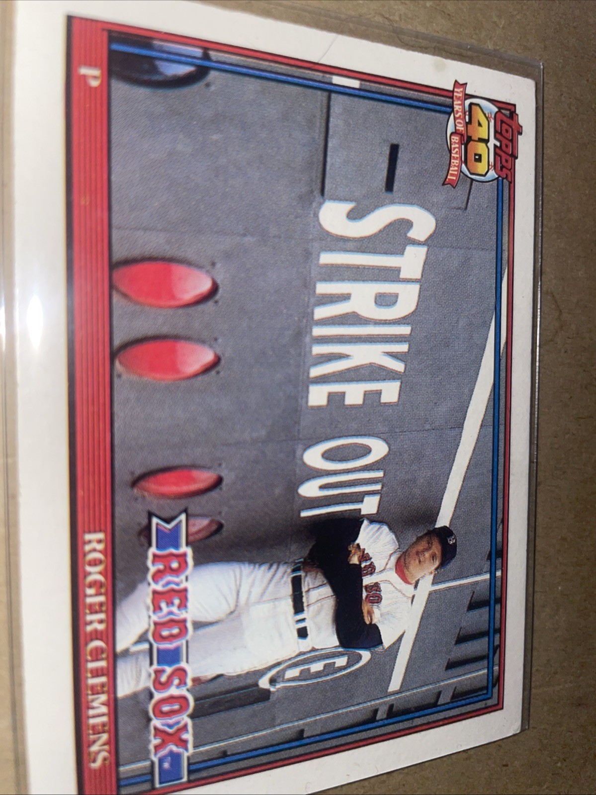 1991 Topps - Roger Clemens #530 Operation Desert Shield