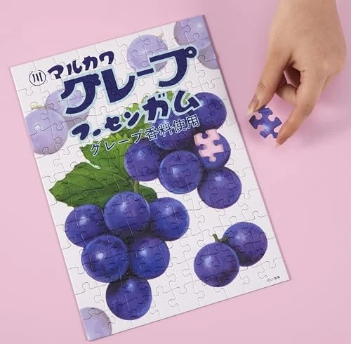 Rompecabezas Beverly 108 piezas Marukawa uva burbuja goma hecho en Japón 18,2 x Foto 2 de 4