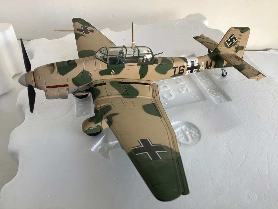 Franklin Mint Armour B11B267 1:48 Junkers Ju87 Stuka Luftwaffe Afrika MIB - Image 3 of 4