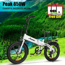 Folding Electric Bike for Adult 850W 30MPH Electric Bicycle Commuter Ebike White