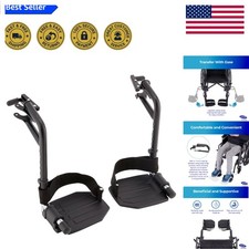 Lightweight Aluminum Wheelchair Legrest with Tool-Free Installation  Comfort