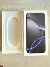 Apple iPhone 16 Pro Max Black Titanium 256GB - Empty Box ONLY