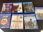 PS4 Game Lot: The Last of Us II, Fallout 76, Uncharted, Skyrim, Dying Light