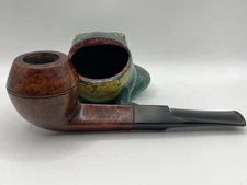 Vintage Savinelli Punto Oro 510KS Smooth Bulldog Estate Tobacco Pipe Italy
