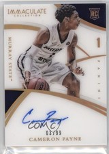 2015 Panini Immaculate Collegiate Rookie Numbers /99 Cameron Payne Auto 1a07