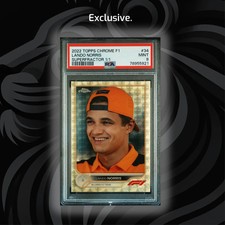 Superfractor PSA 9 - 1/1 Lando Norris #34 - 2020 Topps Chrome F1