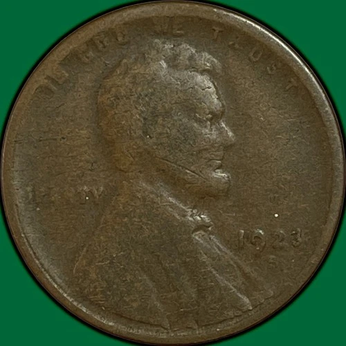 1923-S Lincoln Wheat Cent Good G Coin #35054