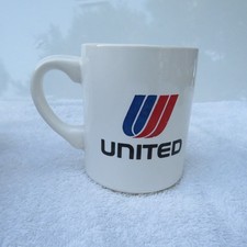 Vintage-Rare United Airlines- Chicago Hub Mug 1983