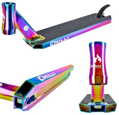 Trottinette Stunt Chilli Pro Reaper - Néochrome Arc-en-Ciel - Trick Scooter