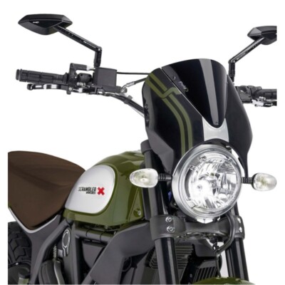PUIG Windschutzscheibe Retro Ducati Scrambler Icon / Klassisch / Voll