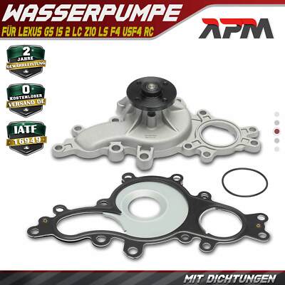 Wasserpumpe Kühlwasserpumpe für Lexus GS GRL1 IS 2 ALE2 LC Z10 LS F4 USF4 RC C1