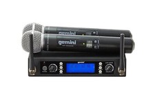 Gemini Sound Uhf-6200m, Handheld Dual Wireless Microphone System