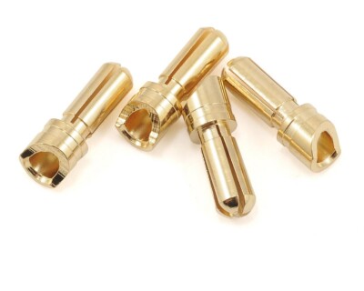 ProTek PTK-5033 RC 3.5mm ''Super Bullet'' Gold Male Connectors 4pk