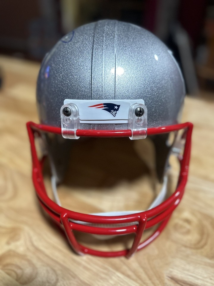 TOM BRADY AUTOGRAPHED AUTHENTIC FULL SIZE PATRIOTS HELMET FANATICS COA