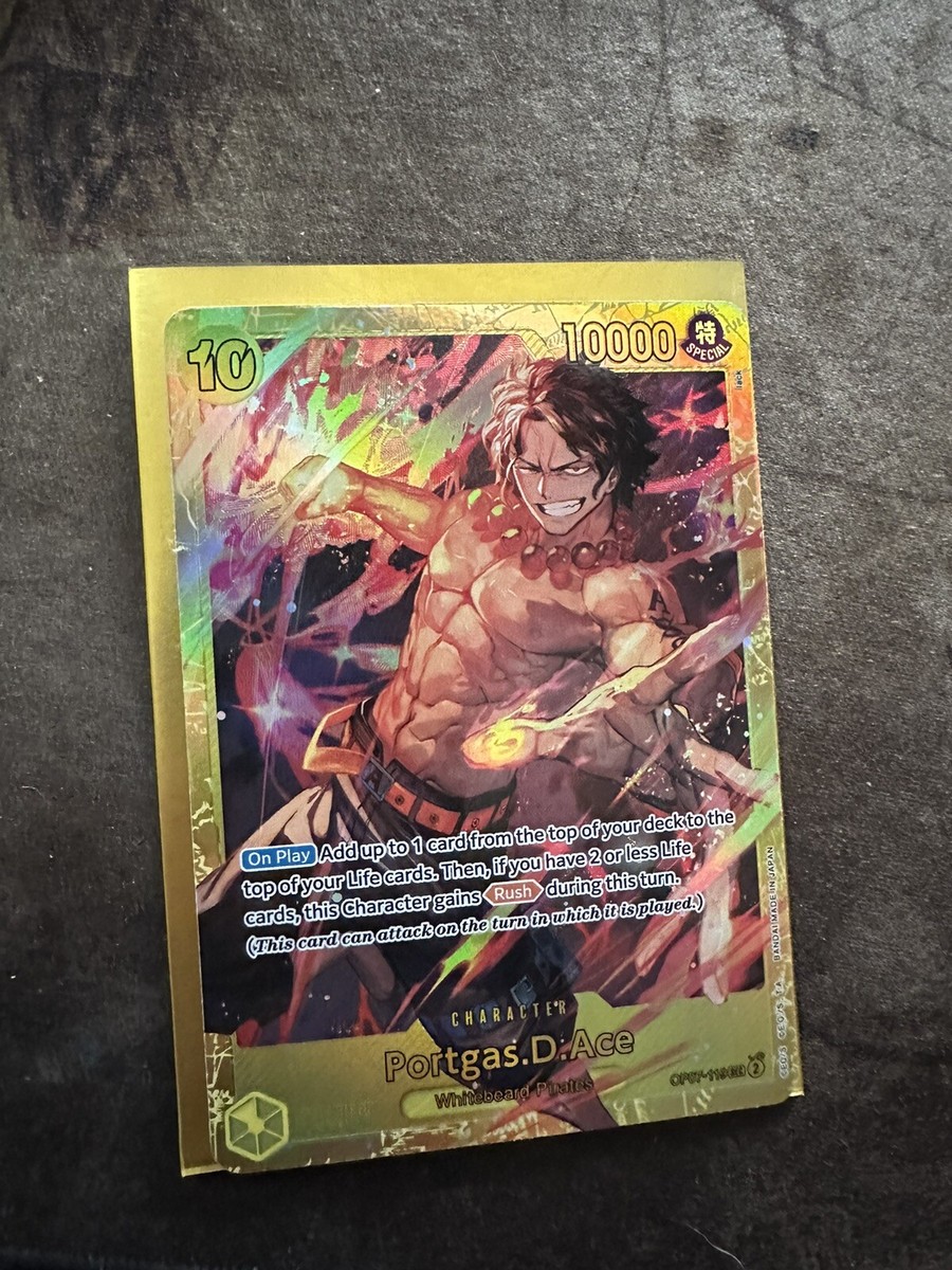 Portgas D. Ace OP07-119 SEC English One Piece Card Game 500 Years