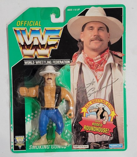 BART GUNN Rare 1994 WWF Hasbro Green Card NIB MOC ...