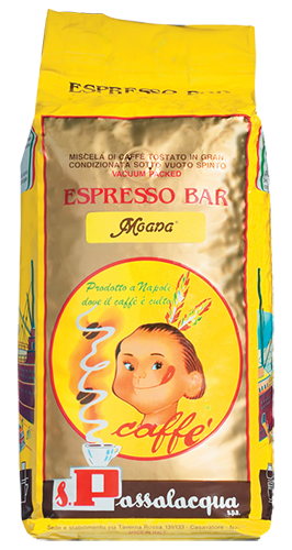 Kaffee Passalacqua Moana - Espresso Bar - Pack 1Kg Kaffeebohnen-image