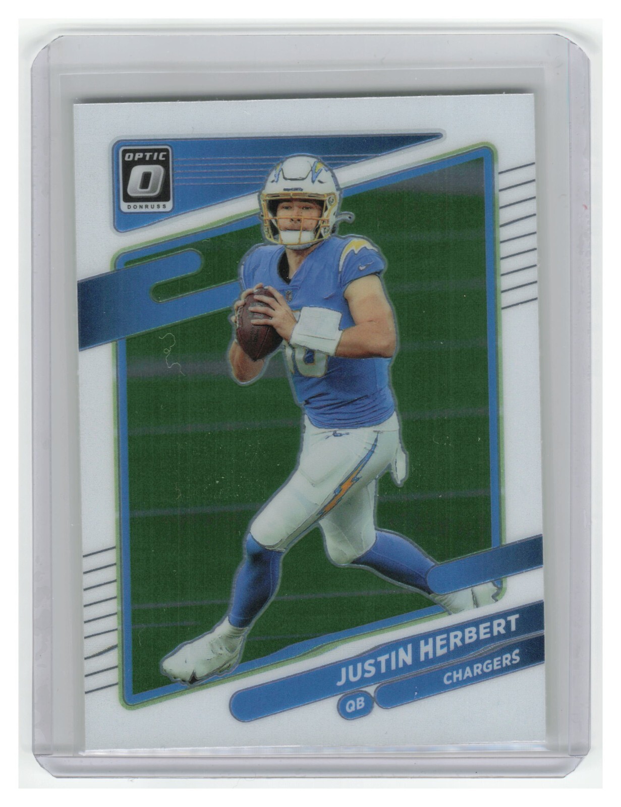 2021 Optic Football Justin Herbert #47 Base Panini Los Angeles Chargers