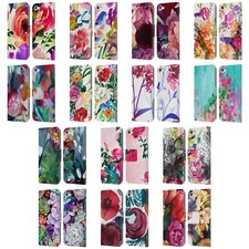 MAI AUTUMN FLORAL GARDEN LEATHER BOOK WALLET CASE COVER FOR APPLE iPOD TOUCH MP3