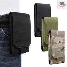 MOLLE Tactical Smartphone Pouch Military Nylon Hook Loop Belt Cell Phone Holster