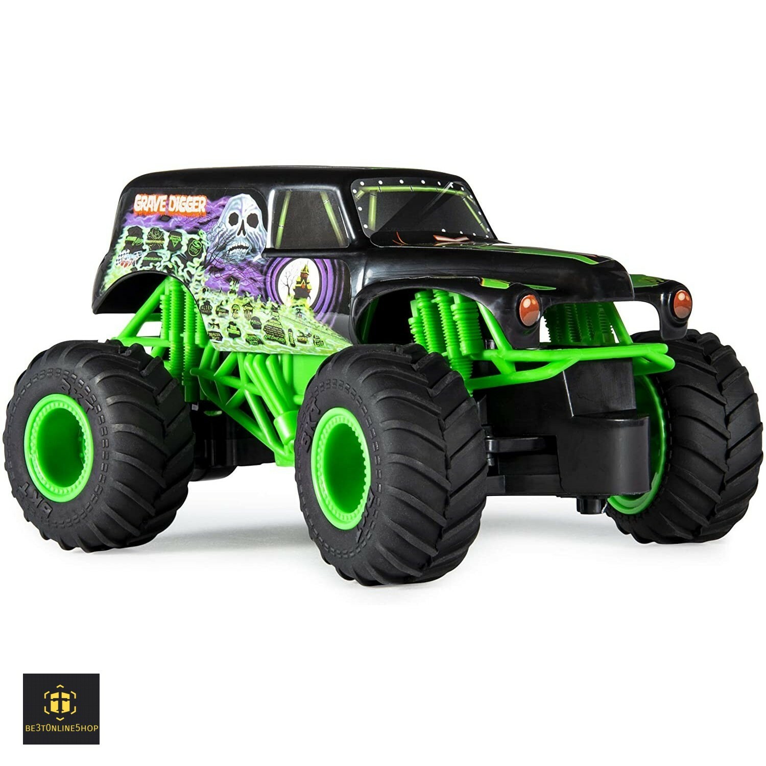 monster jam grave digger chrome rc truck