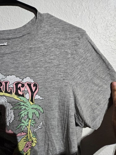 Canotta Hurley ragazza taglia media grigia surf skate spiaggia onde t-shirt retrò vintage - Foto 5 di 10
