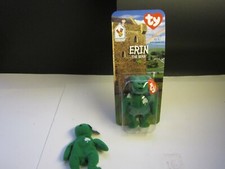 RARE TY McDonalds Teenie Beanie Baby Mini ERIN the Bear 1997 RETIRED WITH ERRORS
