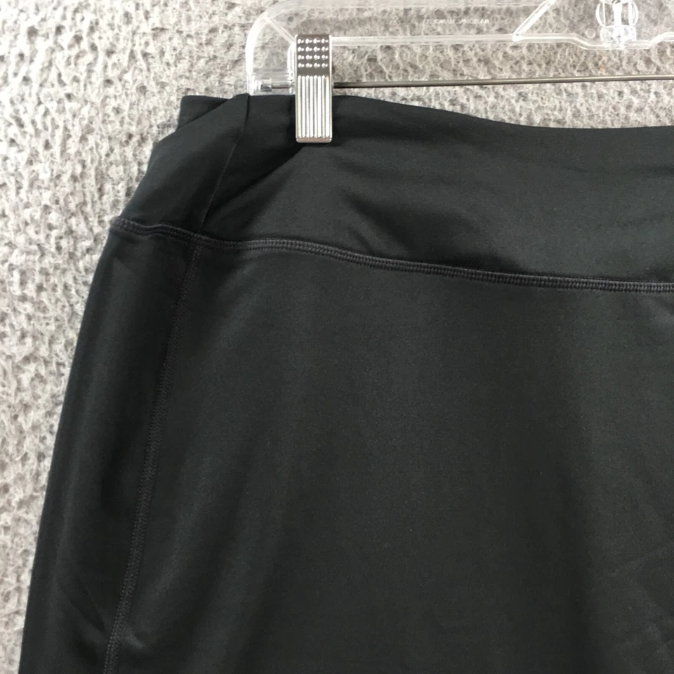 Gaiam Athletic Skirt Womens XL (Actual 35X17) Black Mid Rise Pull On Stretct NEW - Image 2 of 4