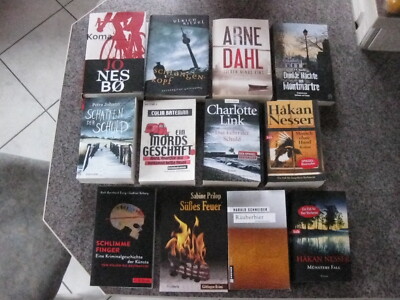 12xKrimis Koma-Schlangenkopf-Süßes Feuer-Räuberbier-Mordsgeschäft-Bücherpaket