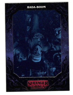 2023 Zerocool Stranger Things Season 4 Bada Boom Upside Down Insert Card