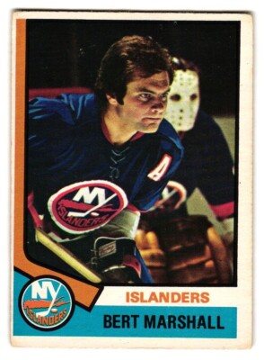 1974-75 O-Pee-Chee #177 Bert Marshall New York Islanders OPC SKU#VS1105