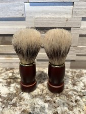 Lot Of 2. NEW Mixture Man Shaving Brush Wood Handle Shave Beard Barber Grooming