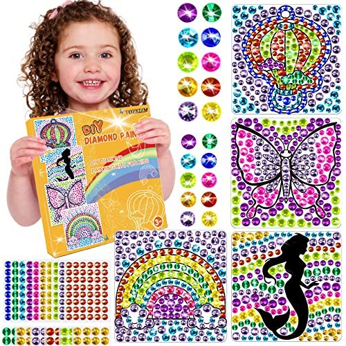 Art Kits Craft Gifts for Girls Great Stickiness Toys DIY Diamond