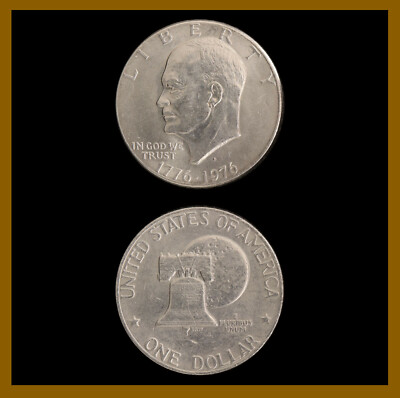 US 1 Dollar Coin,1976 KM# 206 1776-1976 Bicentennial Liberty