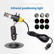 USB 5mW Grün Laser Modul mit Positionierer Halter Fokussierbar Punkt/Linie/Kreuz