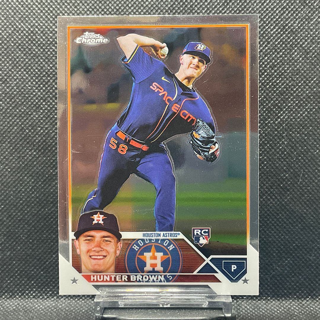 2023 Topps Chrome Hunter Brown 197 RC Houston Astros