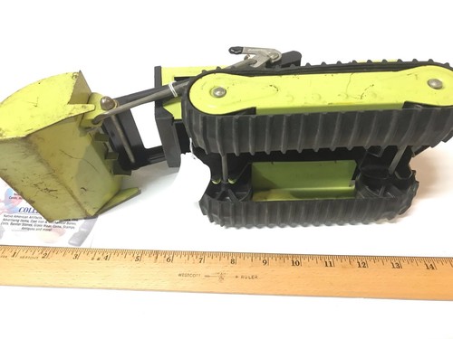 Vintage Tonka Pressed Steel Lime Green T-6 Loader Bulldozer Construction Vehicle - Picture 7 of 7