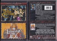 The Dark Crystal / Labyrinth DVD Double Feature Jim Henson David Bowie NEW SEALE