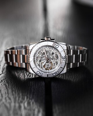 Automatik uhren, seiko mod, Skeleton Dive watch, NH35 mod