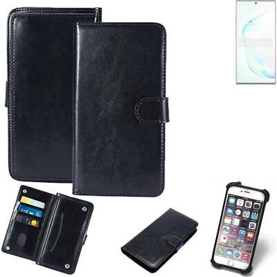 Handy Hülle für Samsung Galaxy Note 10+ 5G Flip Case Schutzhülle Klapp Tasche