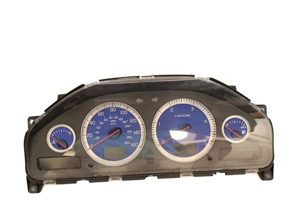 Volvo Xc90 2008 D5 Sport Blue Dials Instrument Cluster / Clocks 