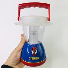 Vintage 2004 MARVEL Spider-Man Lantern 6" LED Doesn't Work Kids Toy MZ Burger