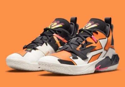 Nike Air Jordan Why Not Zer0.4 Orange DD4887-100 Men display picture 1
