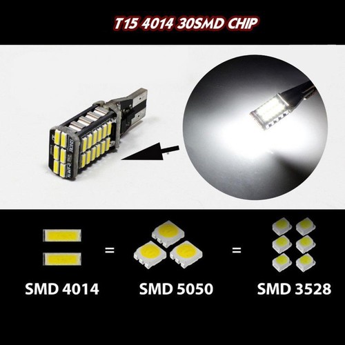 T15 Canbus 15W 6000k Xenon White 5630 LED Back up Reverse Light 921 922 928 939 - Picture 4 of 5