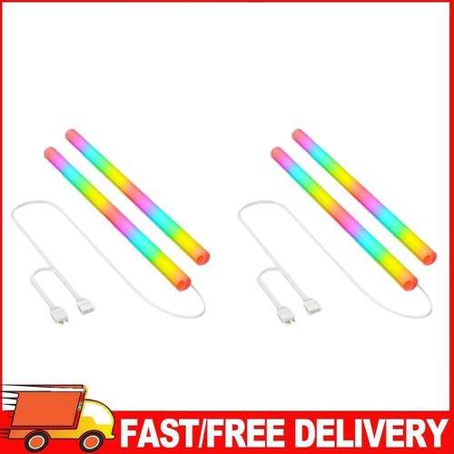 2PCS Liquid Water Cooling Light-Emitting Tube 5V 3Pin ARGB Water Cooling Tube(B)